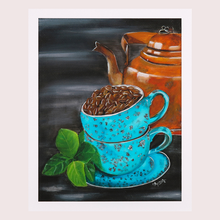 Load image into Gallery viewer, Blue Coffee Cup
